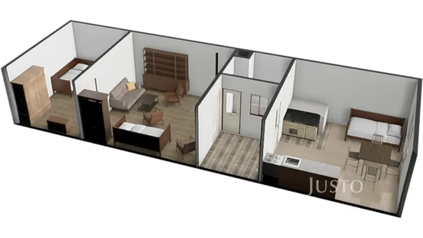 Prodej rodinného domu, Dobev, 64 m2