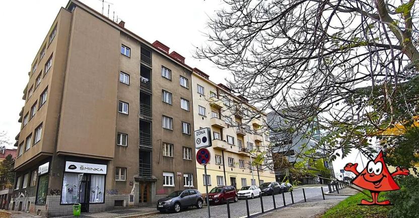 Pronájem bytu 1+kk, Praha - Nusle, Na Vítězné pláni, 27 m2