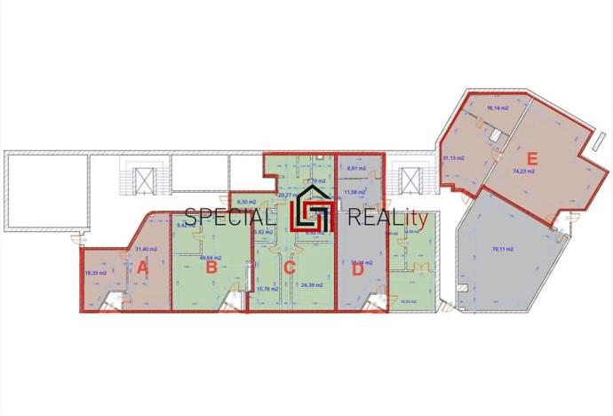 Prodej obchodního prostoru, Ostrava, U Staré elektrárny, 533 m2
