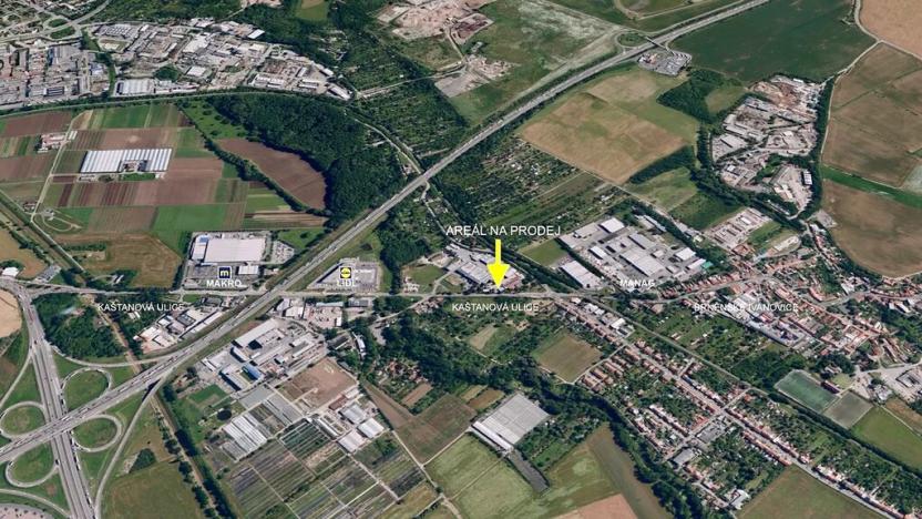 Prodej skladu, Brno, Kaštanová, 1806 m2