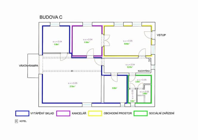 Prodej skladu, Brno, Kaštanová, 1806 m2