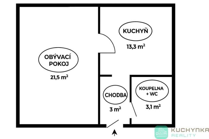Prodej bytu 1+1, Litvínov, Čapkova, 36 m2