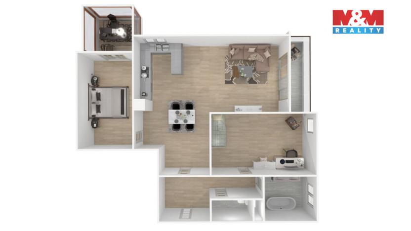 Prodej bytu 3+kk, Plzeň - Severní Předměstí, Bolevecká, 104 m2