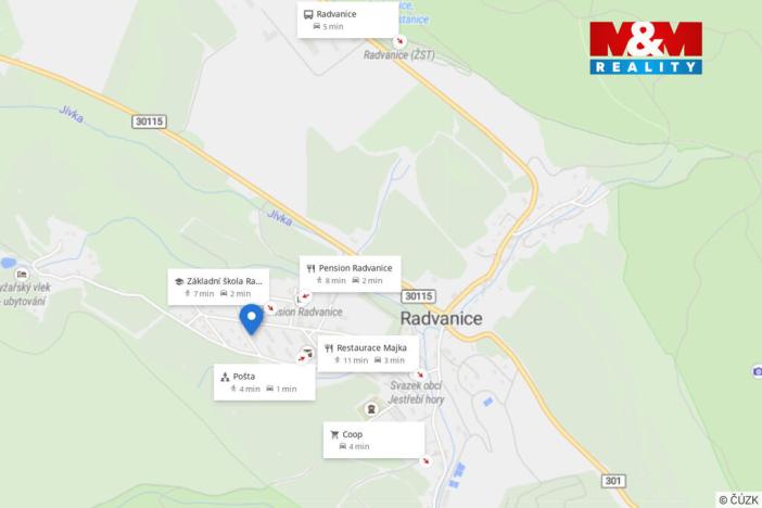 Pronájem bytu 4+1, Radvanice, 72 m2