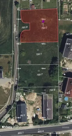 Prodej pozemku pro bydlení, Hamr na Jezeře, 1247 m2