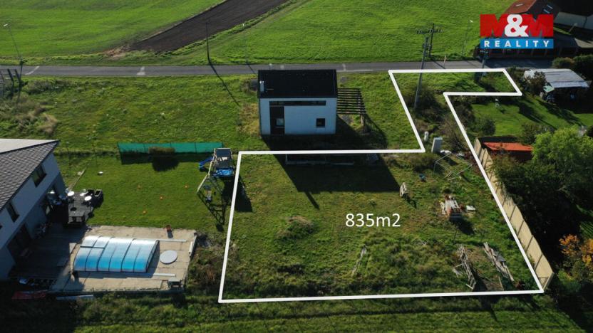 Prodej pozemku pro bydlení, Malá Hraštice - Velká Hraštice, 835 m2