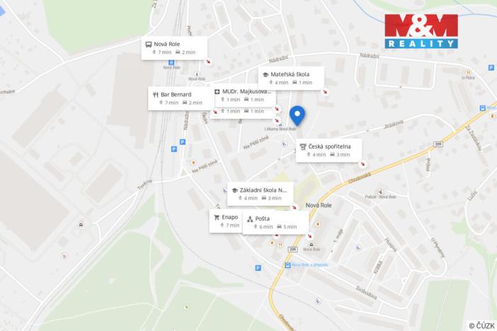 Pronájem bytu 2+1, Nová Role, Rolavská, 58 m2