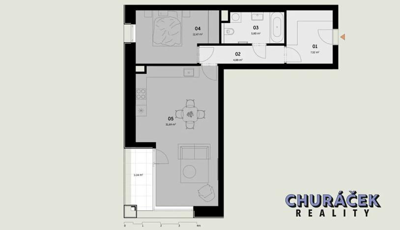 Prodej bytu 2+kk, Abertamy, Plešivecká, 67 m2