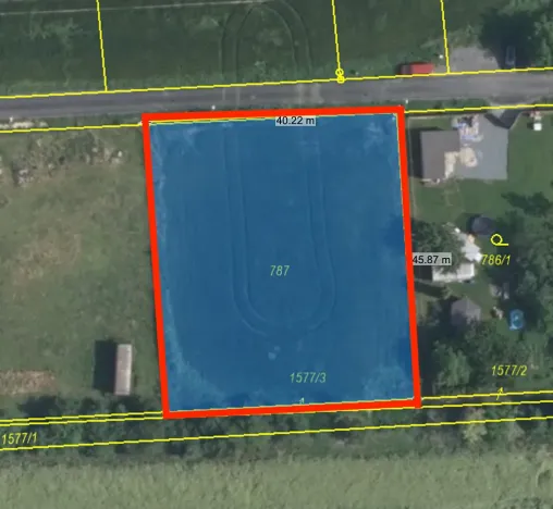 Prodej komerčního pozemku, Dolany, 1817 m2