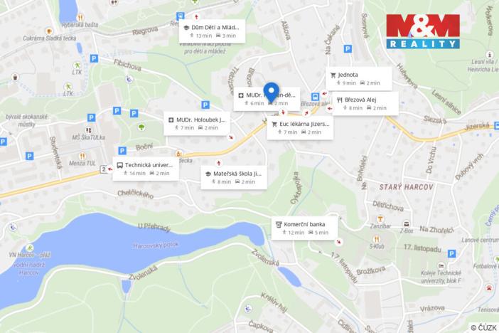 Pronájem bytu 4+1, Liberec - Liberec I-Staré Město, Březová alej, 80 m2
