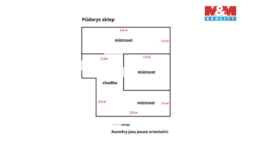 Prodej chalupy, Vranovice, 50 m2