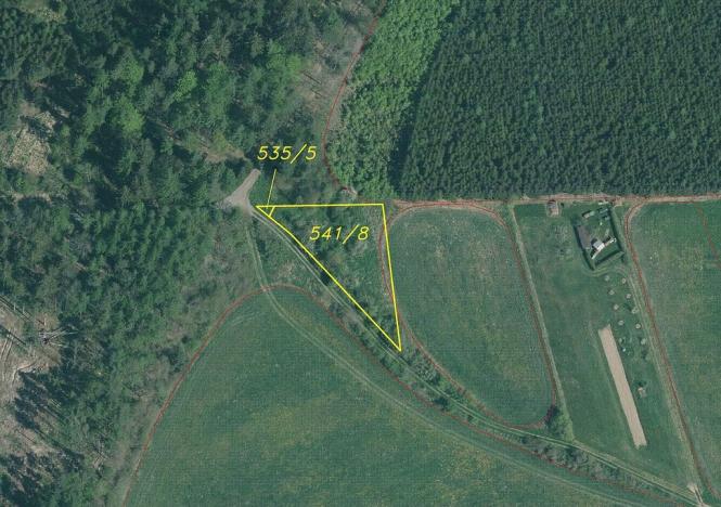 Prodej pozemku, Srby, 1445 m2