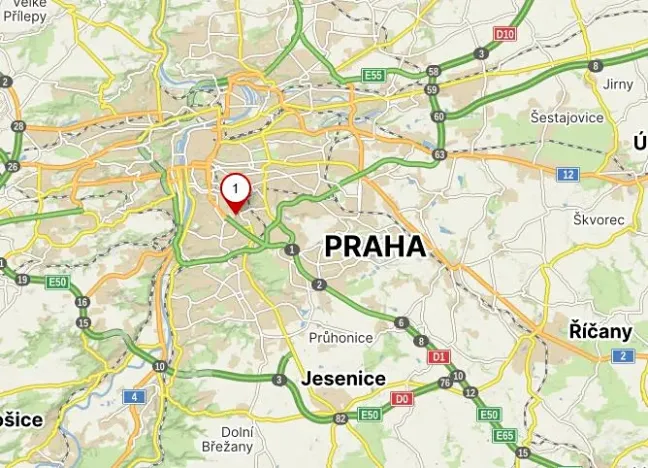 Dražba pozemku, Praha - Michle, 8863 m2