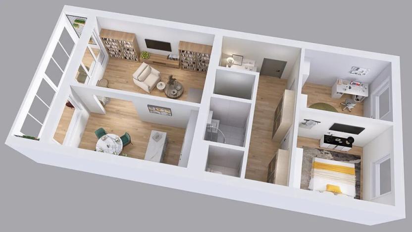 Prodej bytu 3+1, Praha - Kobylisy, Mirovická, 74 m2