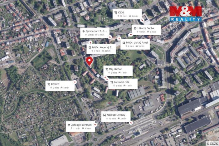 Prodej bytu 2+1, Litvínov - Horní Litvínov, U Zámeckého parku, 58 m2