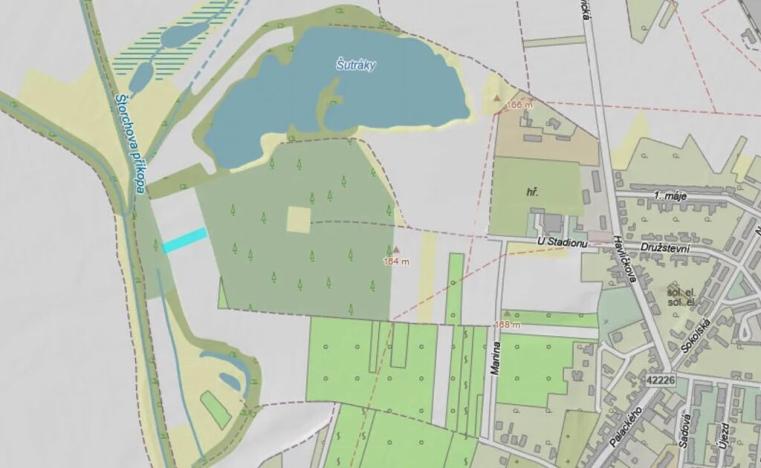 Prodej pole, Podivín, 1723 m2