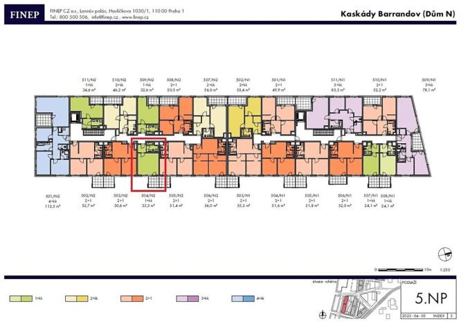 Prodej bytu 1+kk, Praha - Hlubočepy, Ondrákové, 33 m2