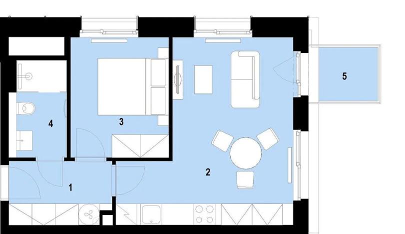 Prodej bytu 2+kk, Brno, Plynárenská, 41 m2