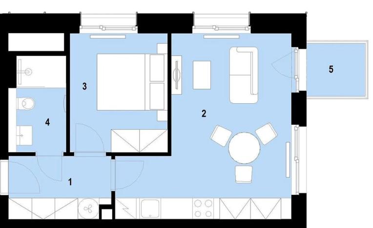 Prodej bytu 2+kk, Brno, Plynárenská, 41 m2