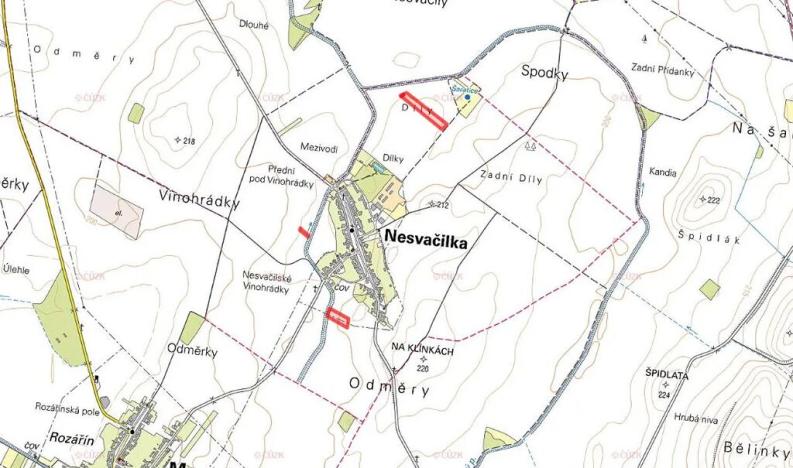 Prodej pole, Nesvačilka, 19558 m2