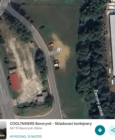 Pronájem komerčního pozemku, Bavoryně, 500 m2