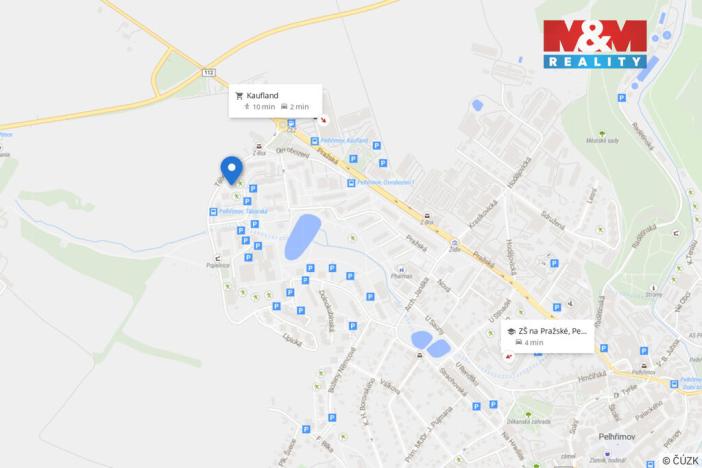 Pronájem bytu 1+kk, Pelhřimov, Táborská, 30 m2