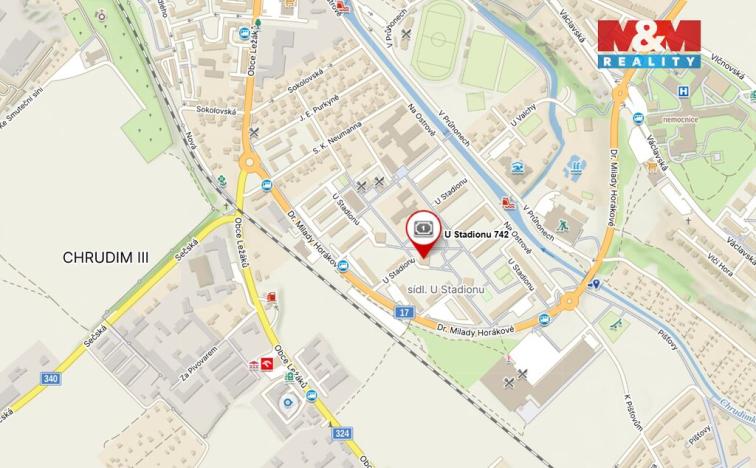 Prodej bytu 3+1, Chrudim - Chrudim III, U Stadionu, 71 m2