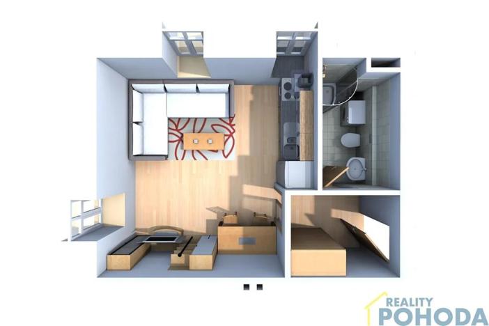 Prodej bytu 1+kk, Choceň, Peliny, 28 m2