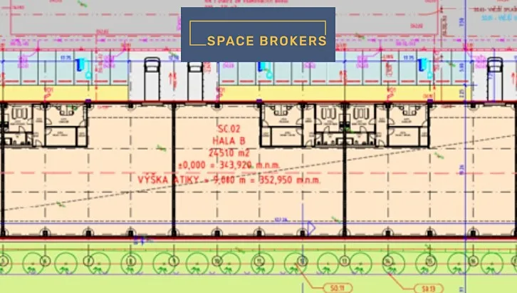Pronájem skladu, Tuchoměřice, 370 m2