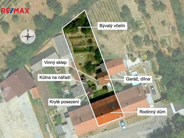 Prodej rodinného domu, Nosislav, Vinohradská, 115 m2