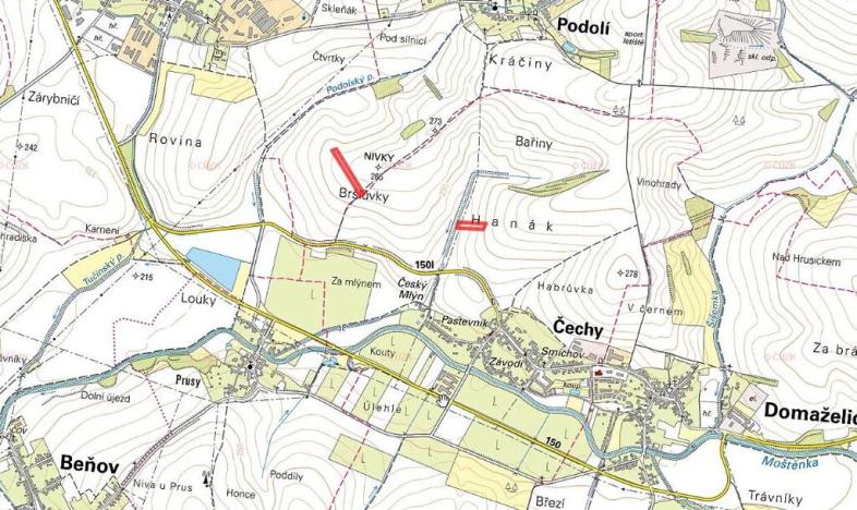 Prodej podílu pole, Podolí, 5666 m2
