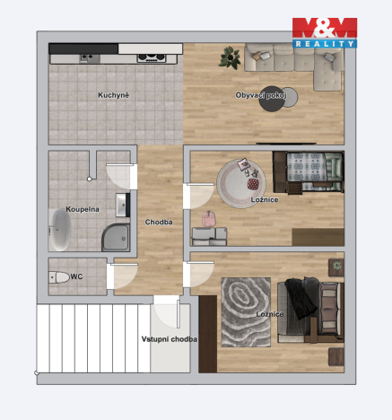 Pronájem bytu 3+kk, Kolín - Kolín V, U Borků, 84 m2