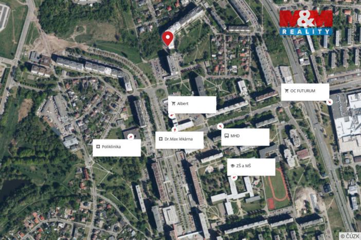 Prodej bytu 2+kk, Hradec Králové - Nový Hradec Králové, Durychova, 47 m2