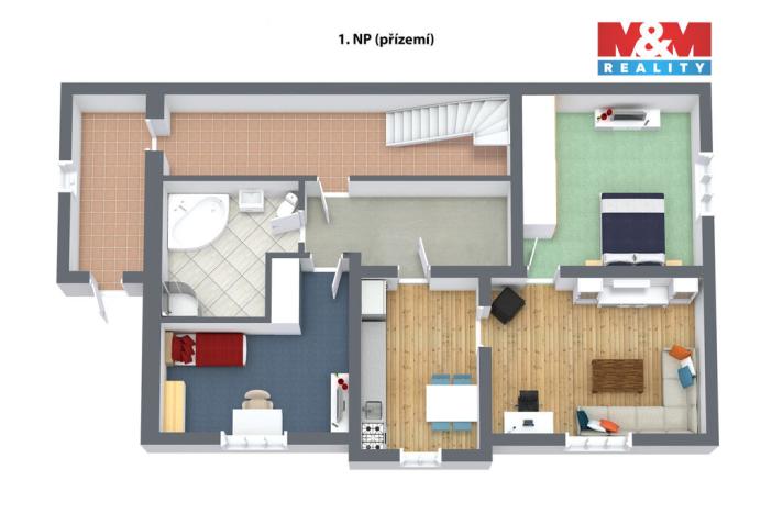 Prodej rodinného domu, Kraslice, Sadová, 305 m2