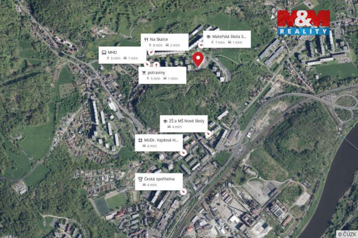 Prodej bytu 4+1, Ústí nad Labem - Mojžíř, Peškova, 83 m2