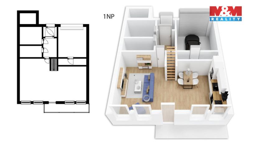 Prodej rodinného domu, Králíky, Za Pilou, 104 m2