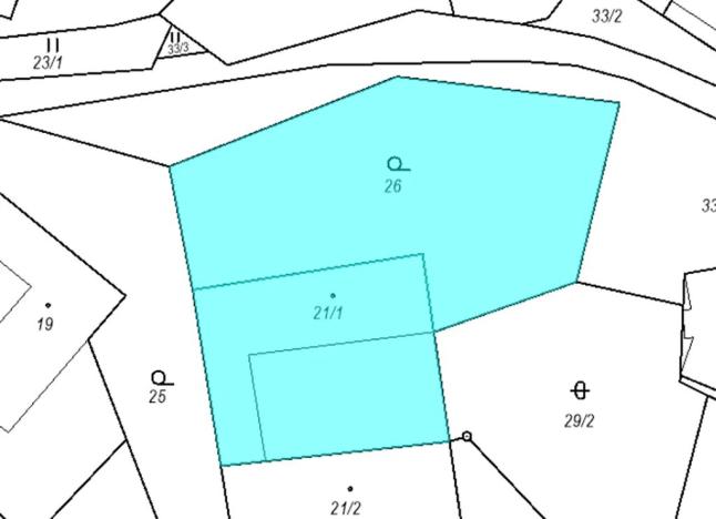 Dražba pozemku pro bydlení, Horní Poříčí, 1601 m2