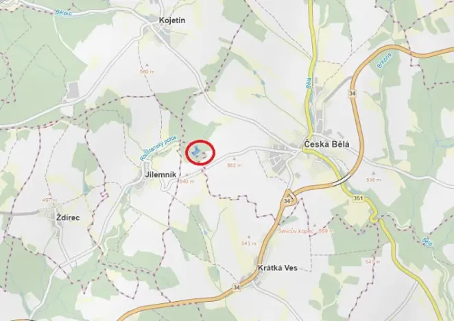 Prodej lesa, Česká Bělá, 6755 m2