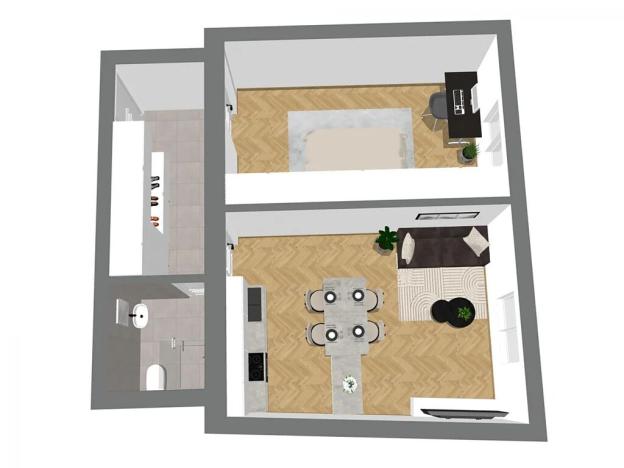 Prodej bytu 2+kk, Praha - Vršovice, Na spojce, 54 m2