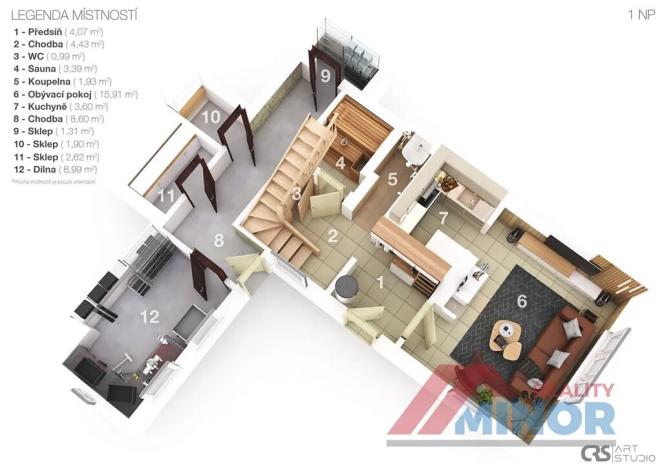 Prodej rodinného domu, Malíkovice, 92 m2