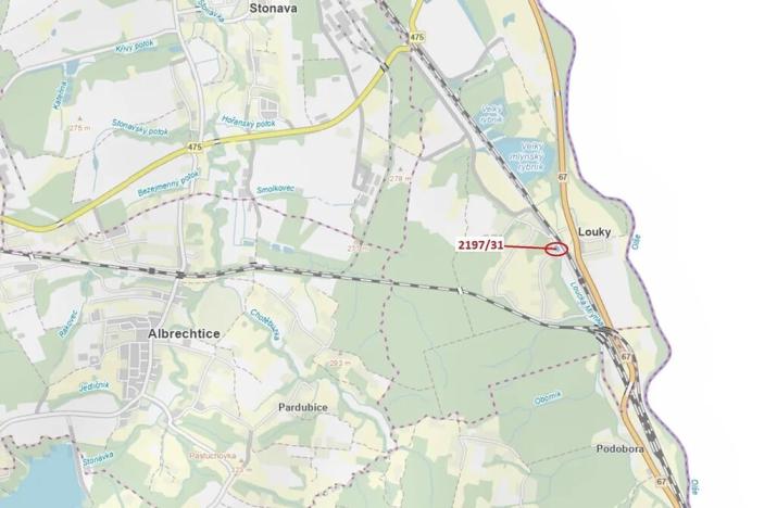 Dražba lesa, Karviná, 1999 m2