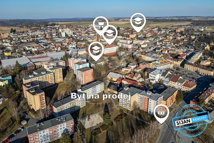 Pronájem bytu 2+1, Vítkov, Budišovská, 48 m2