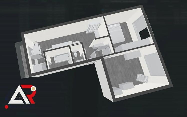 Pronájem bytu 2+1, Vyškov, Puškinova, 46 m2