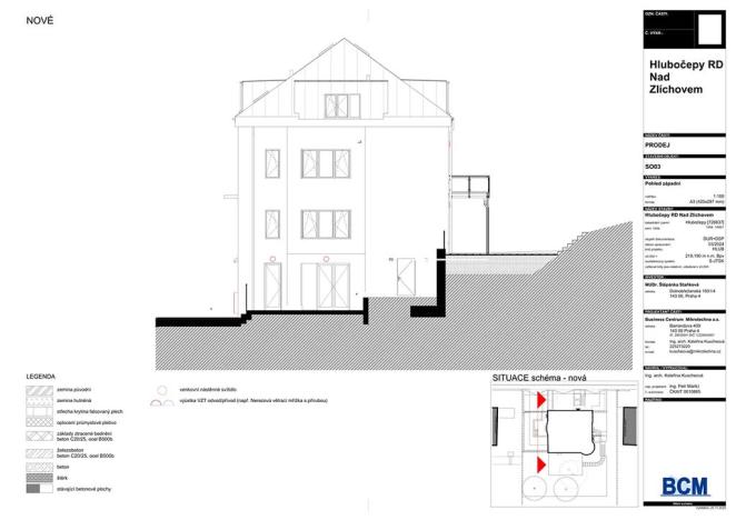 Prodej pozemku pro bydlení, Praha - Hlubočepy, Nad Zlíchovem, 1490 m2