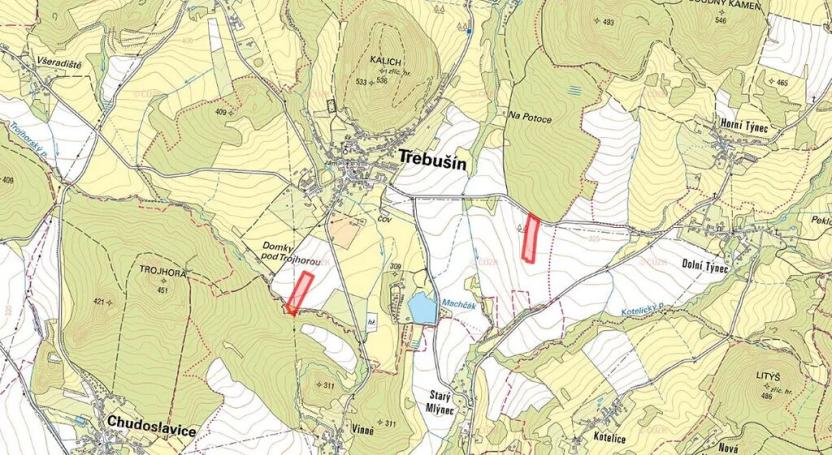 Prodej pole, Třebušín, 32021 m2