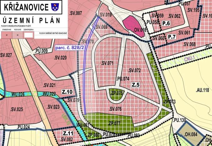 Prodej pozemku pro bydlení, Křižanovice, 762 m2
