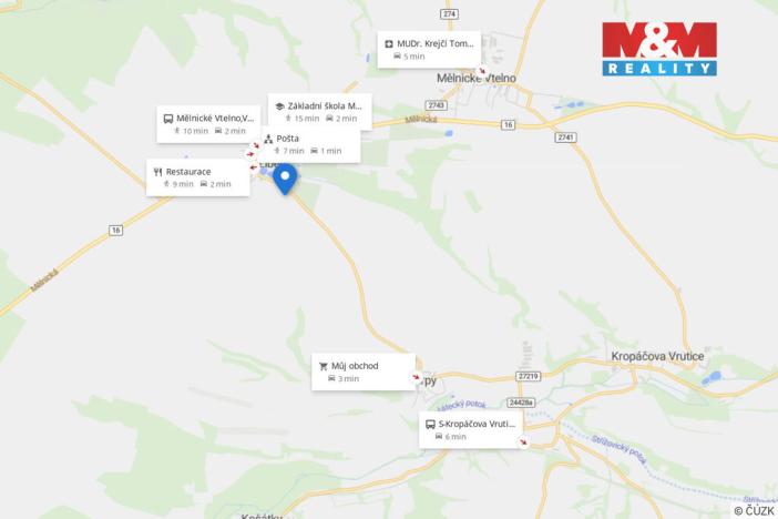 Prodej pozemku pro bydlení, Mělnické Vtelno - Vysoká Libeň, 1134 m2