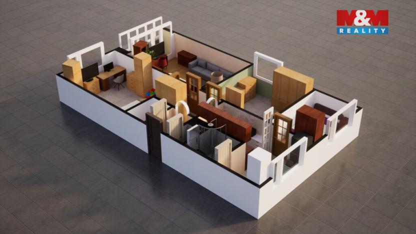 Prodej bytu 4+1, Ústí nad Labem - Mojžíř, Peškova, 83 m2