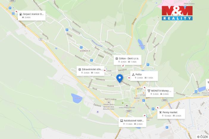 Prodej činžovního domu, Cvikov - Cvikov I, Komenského, 245 m2