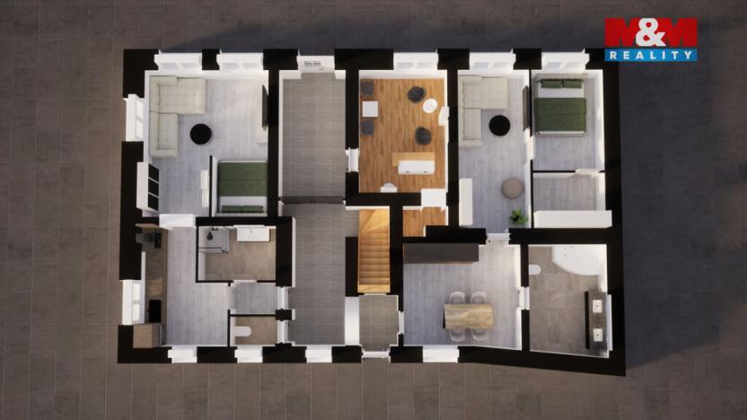 Prodej činžovního domu, Cvikov - Cvikov I, Komenského, 245 m2